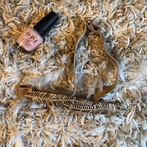 BCBG MaxAzria Feather Belt